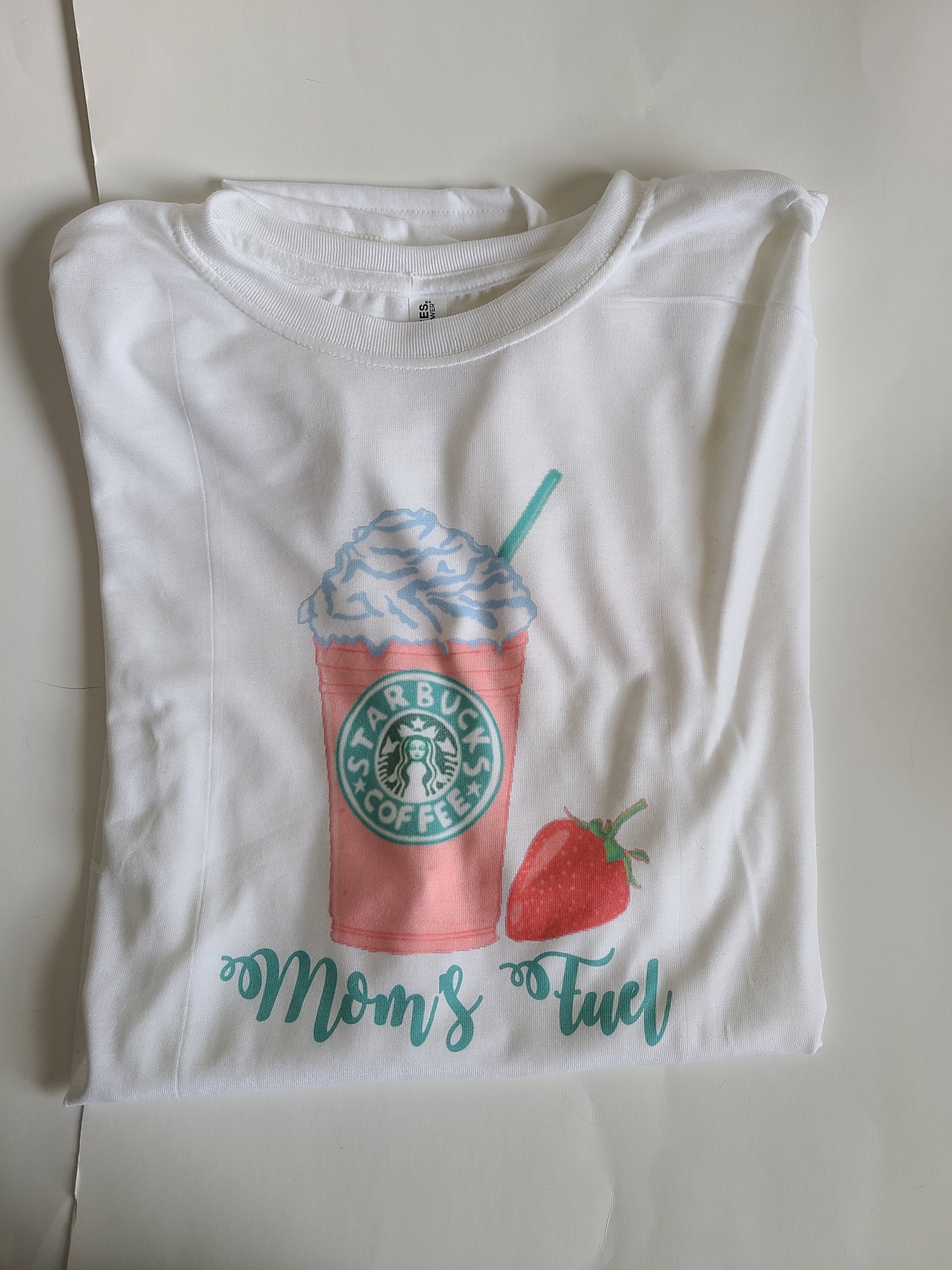 Starbucks Mom's Fuel Mom's Date Mommy and Me Adult Ladies Shirt Girls Shirt