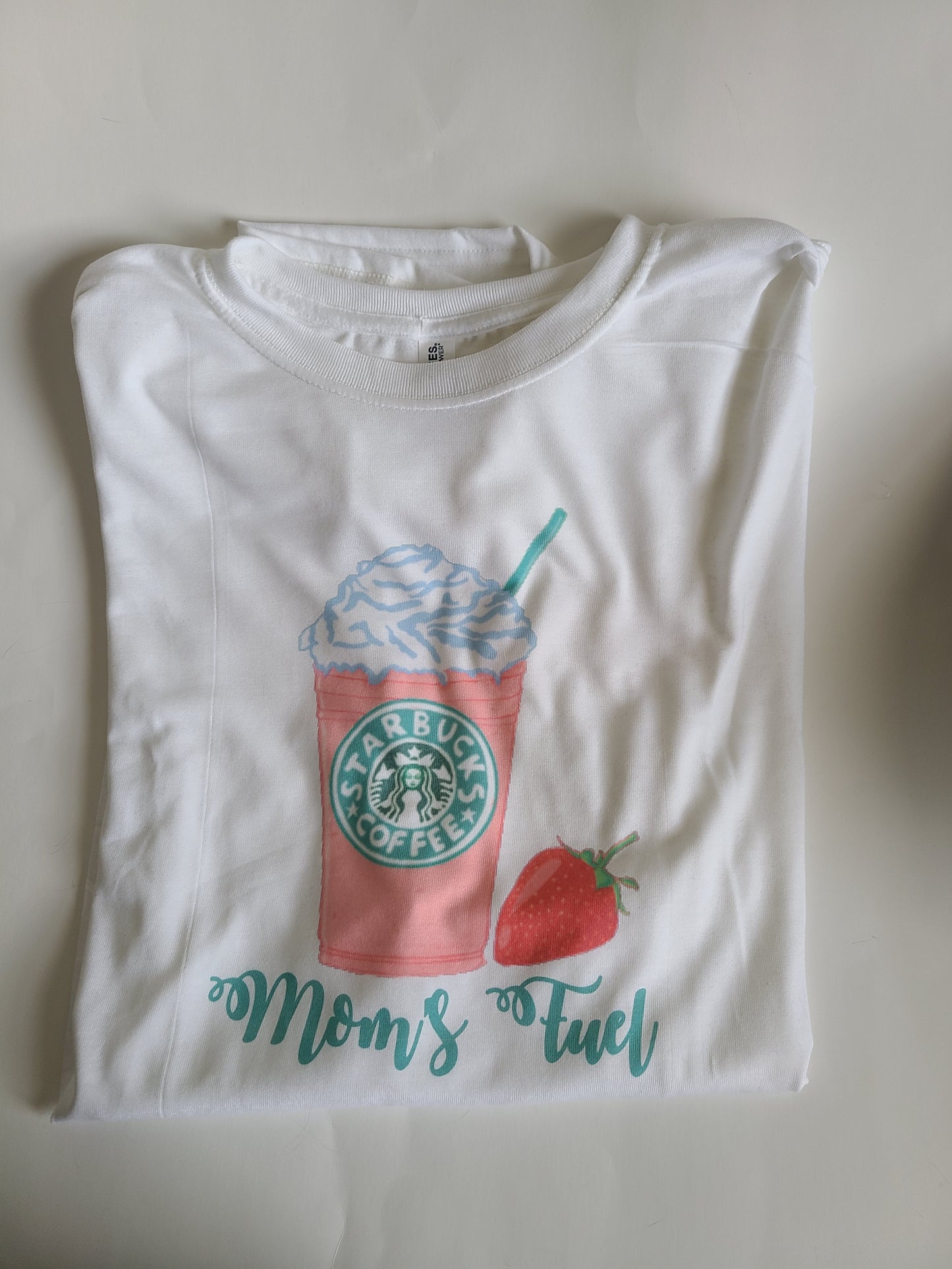 Starbucks Mom's Fuel Mom's Date Mommy and Me Adult Ladies Shirt Girls Shirt