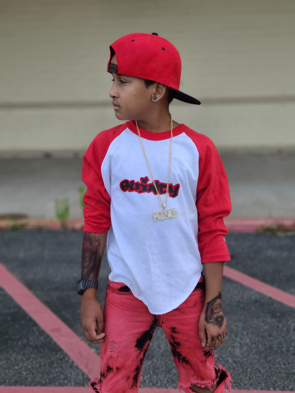 Personalized Hip Hop Raglan Boys Shirt Girls Shirt