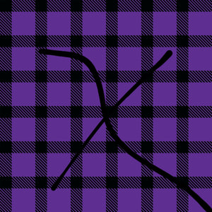 Purple Plaid Handmade