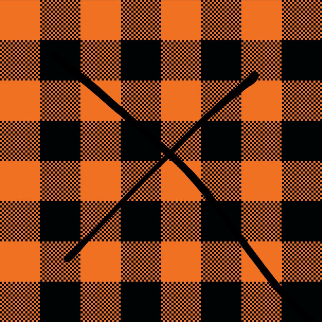 Orange Plaid Handmade