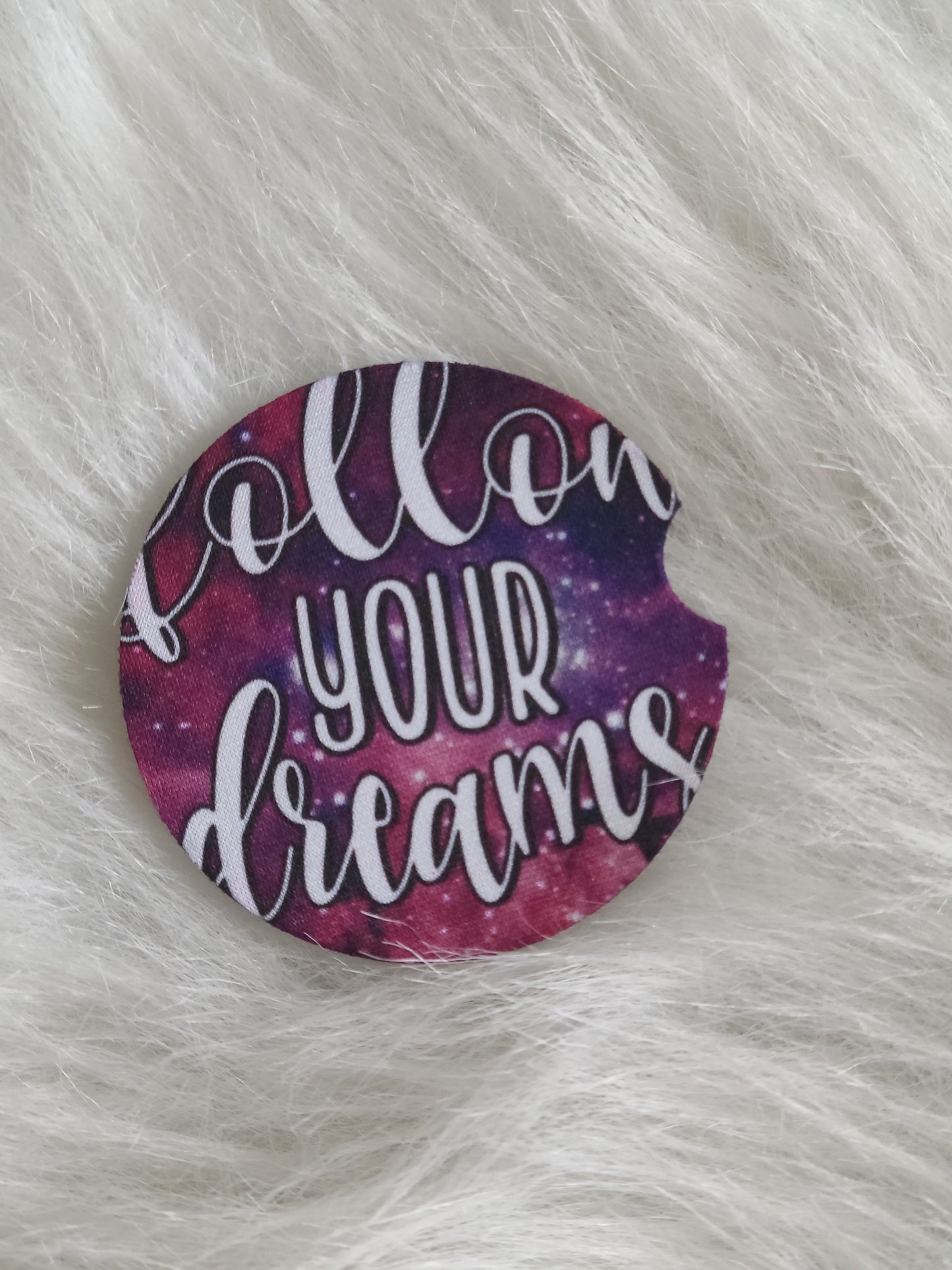 Follow Your Dreams Car Coasters