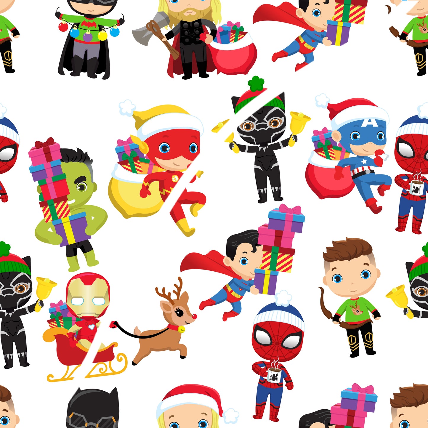 Superheros Christmas Handmade