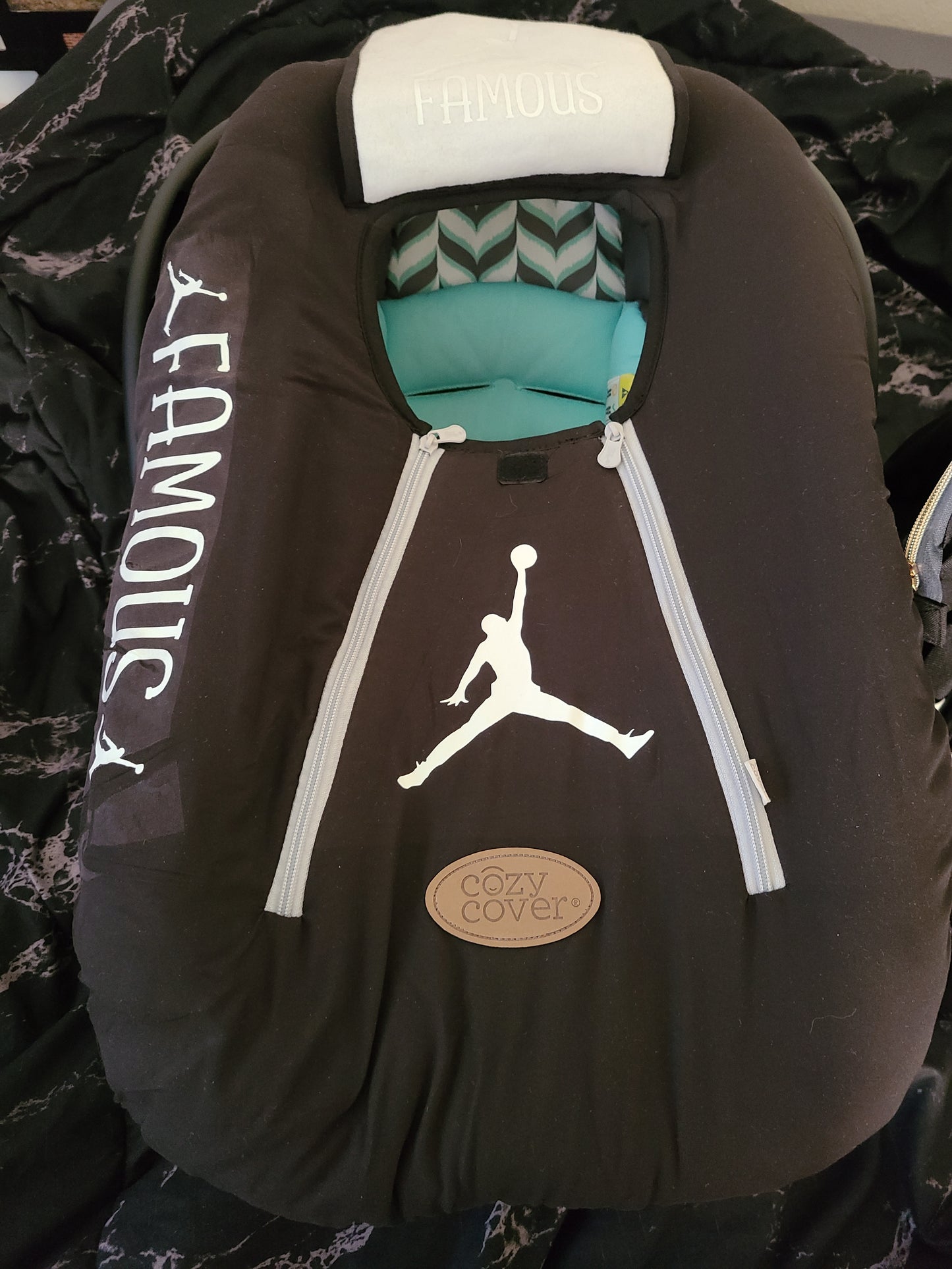 Personalized Daiper Bag and Cozy Cover