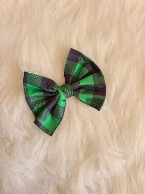 Green Buffalo Plaid Handmade