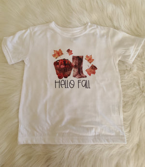 Hello Fall Girls Shirt