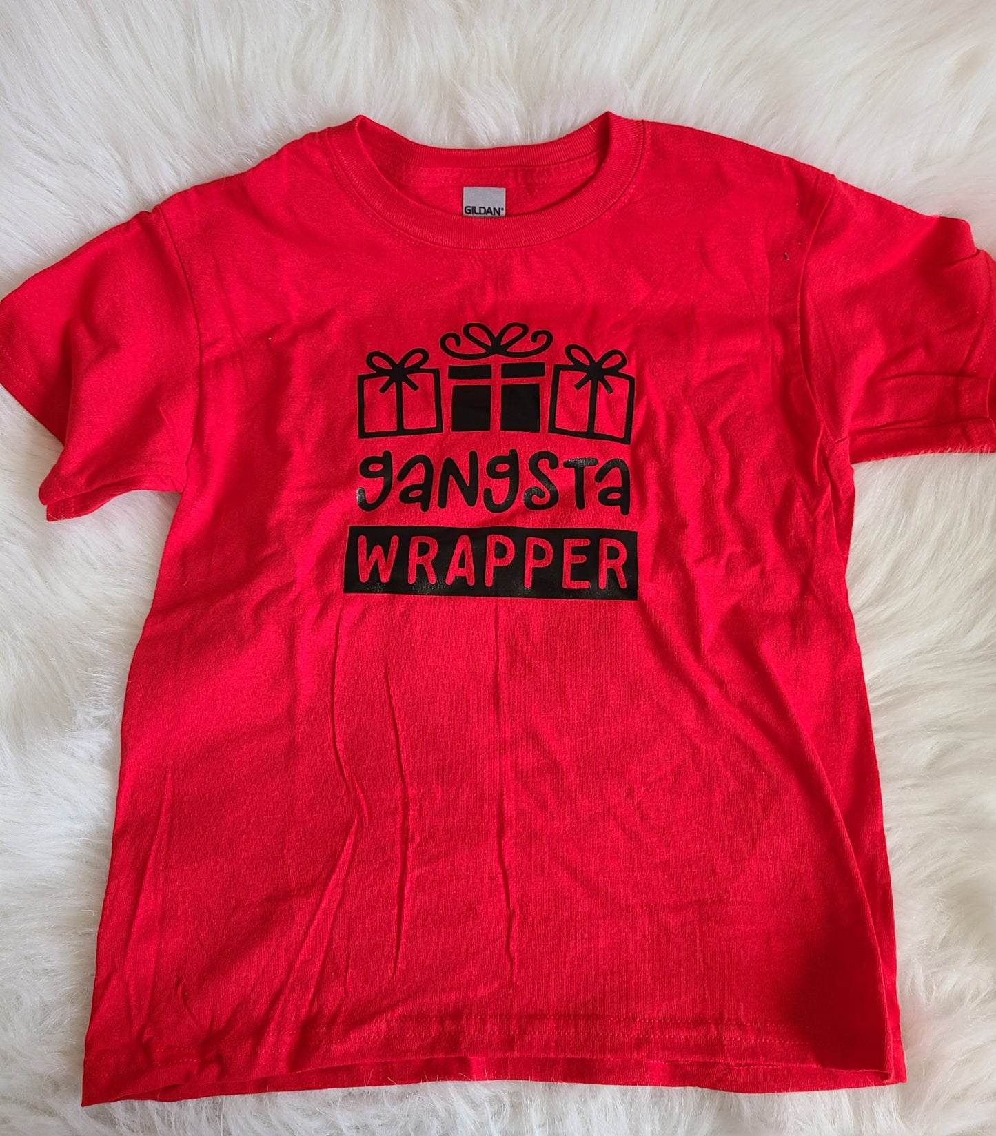 Gangsta Wrapper Christmas Boys Shirt Girls Shirt