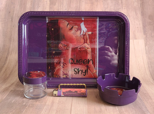 Queen Rolling Trays 4pc