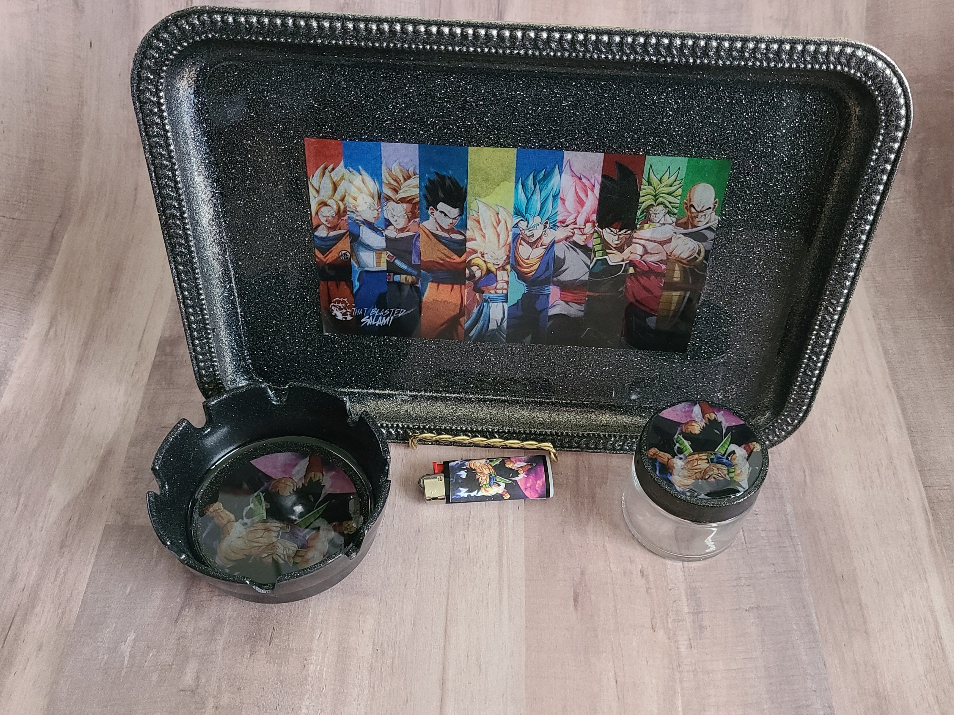 Dragon Ball Z Rolling Trays 4pc