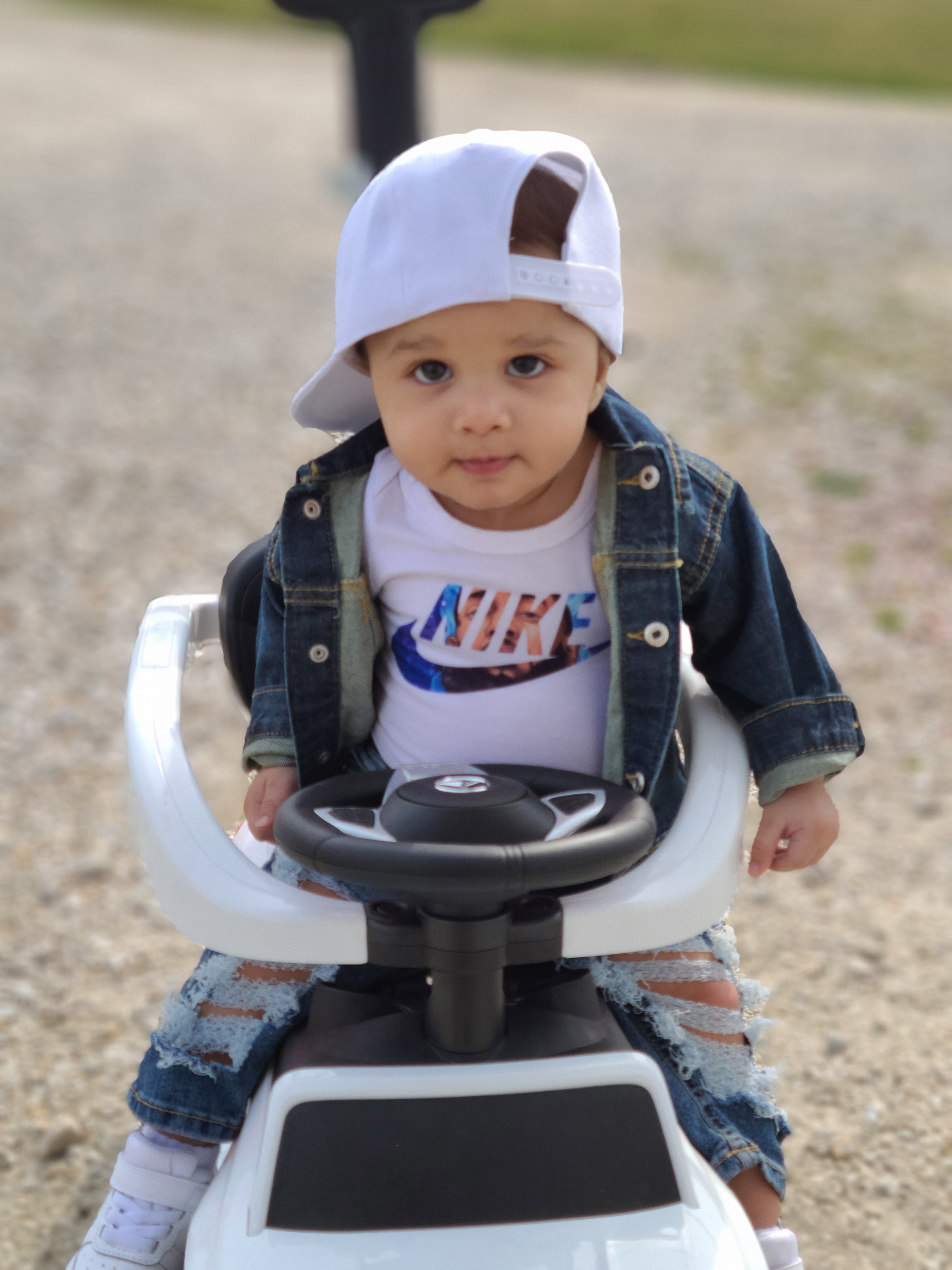 White Snapback Hat