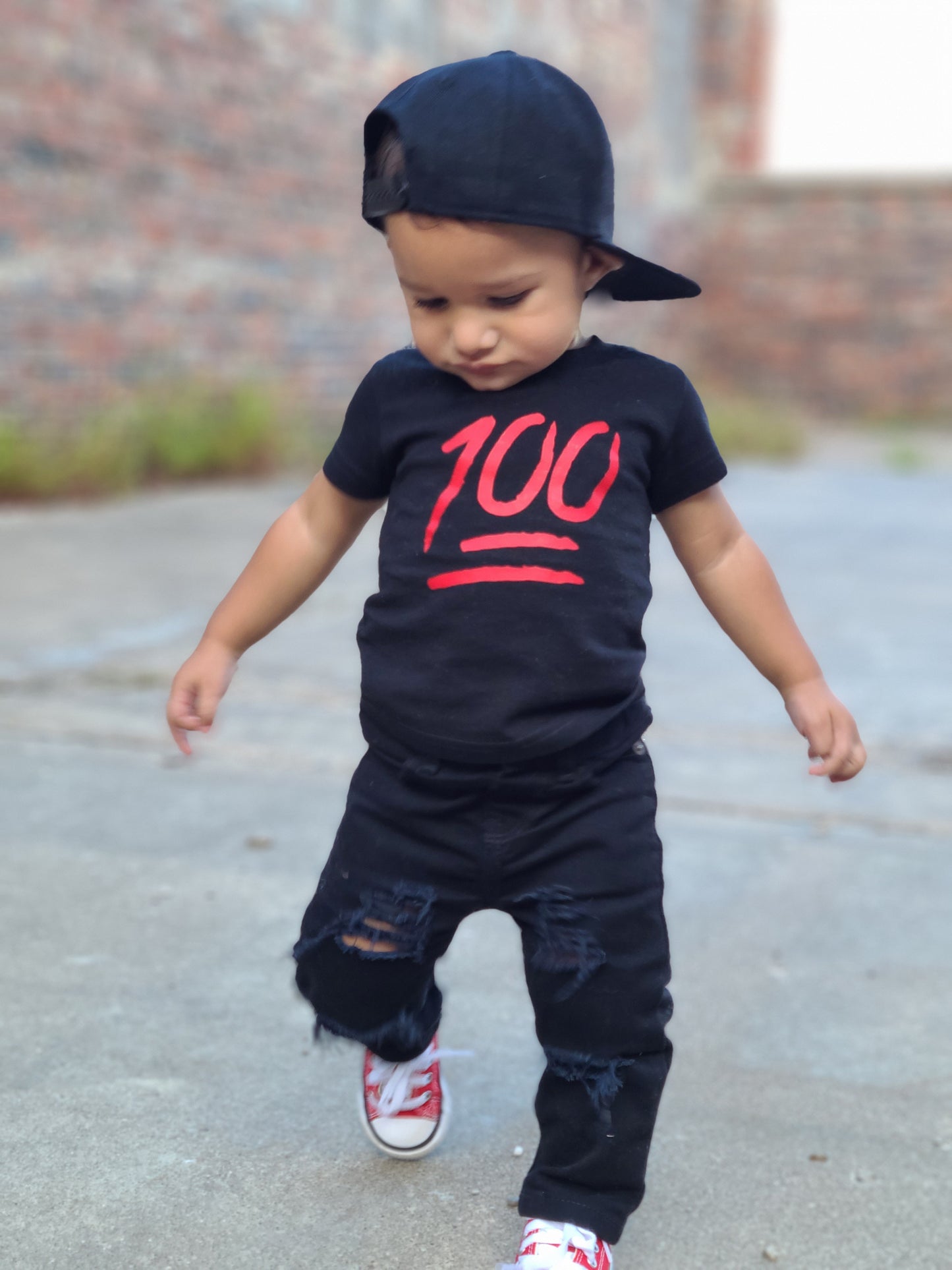 Famous Boys Distressed Jeans