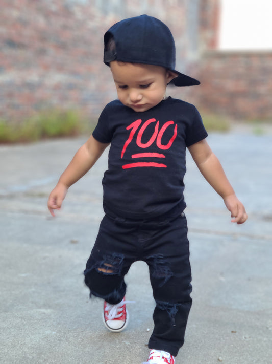 Famous Boys Distressed Jeans