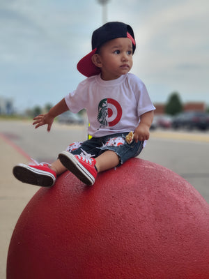 Black & Red Snapback Hat