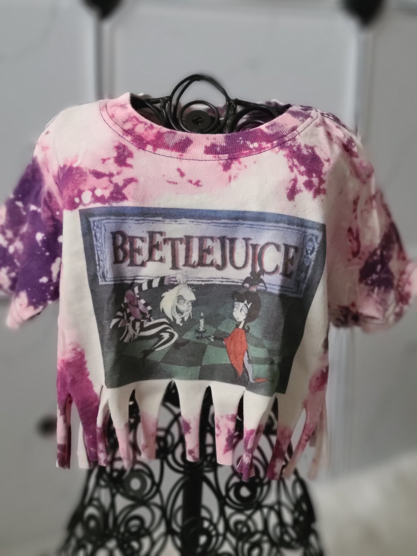 Beetlejuice Girls Shirt Halloween Cartoons