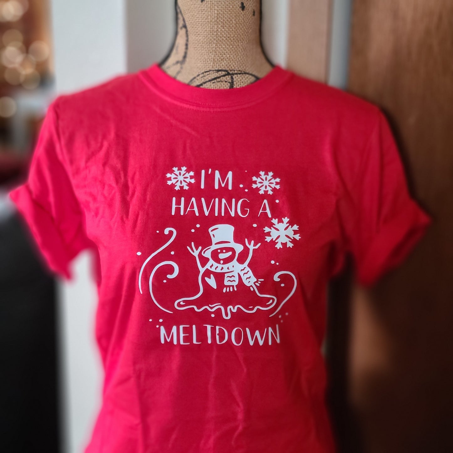 I'm Having A Meltdown Christmas Ladies Shirt Mens Shirt Boys Shirt Girls Shirt
