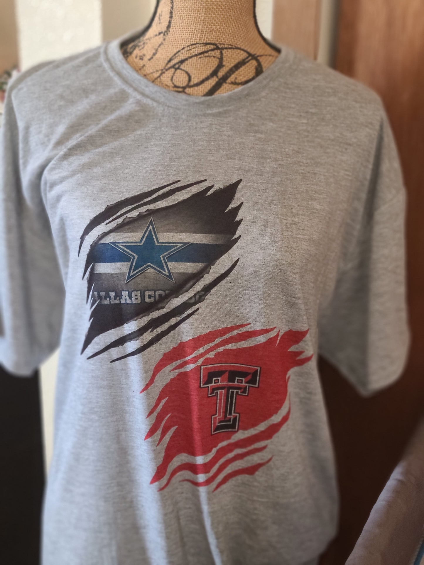 Cowboys Texan Fan Ladies Shirt Mens Shirt