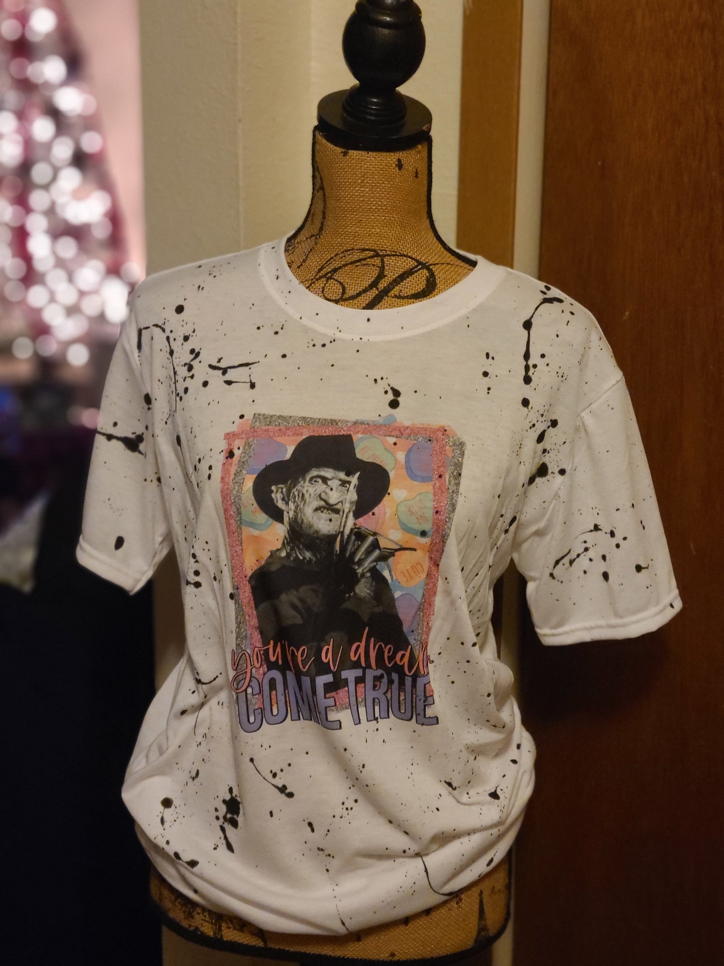 You're A Dream Come True Horror Valentines Freddy Girls Shirt Ladies Shirt