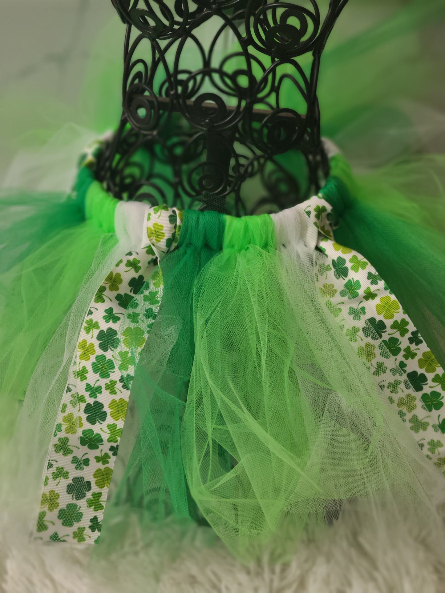 Clover St. Patrick's Splatter Tutu