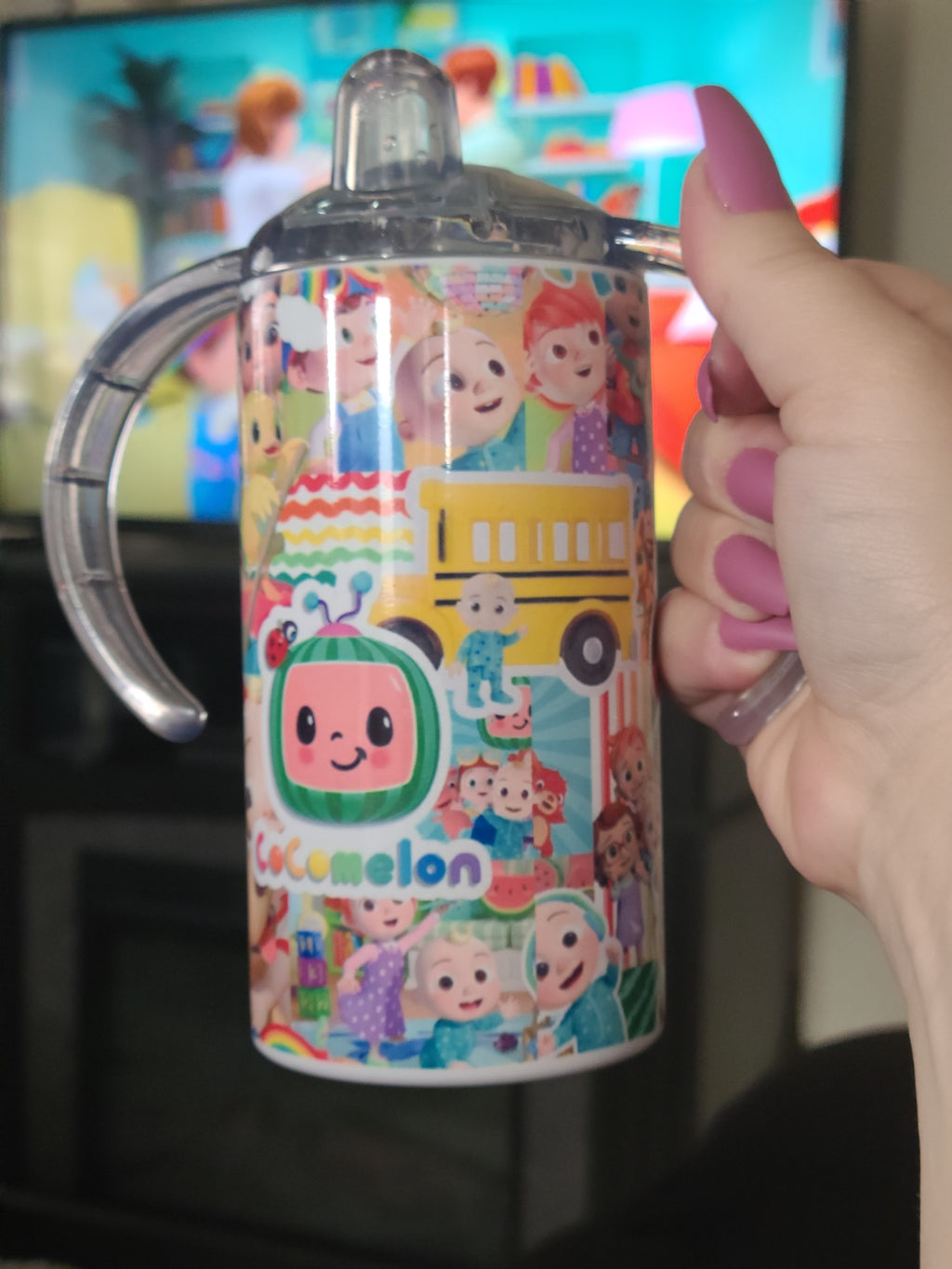 Cocomelon Sippy Cup 12oz Tumbler