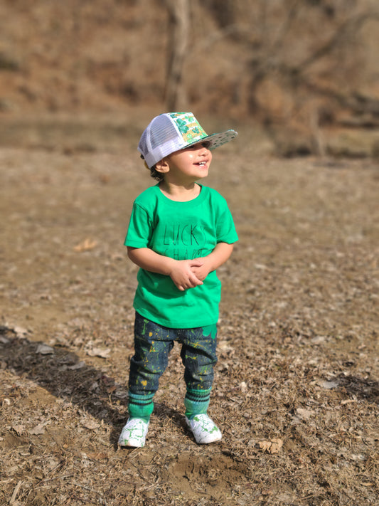 Lucky Charm St. Patricks Day Girls Shirt Boys Shirt
