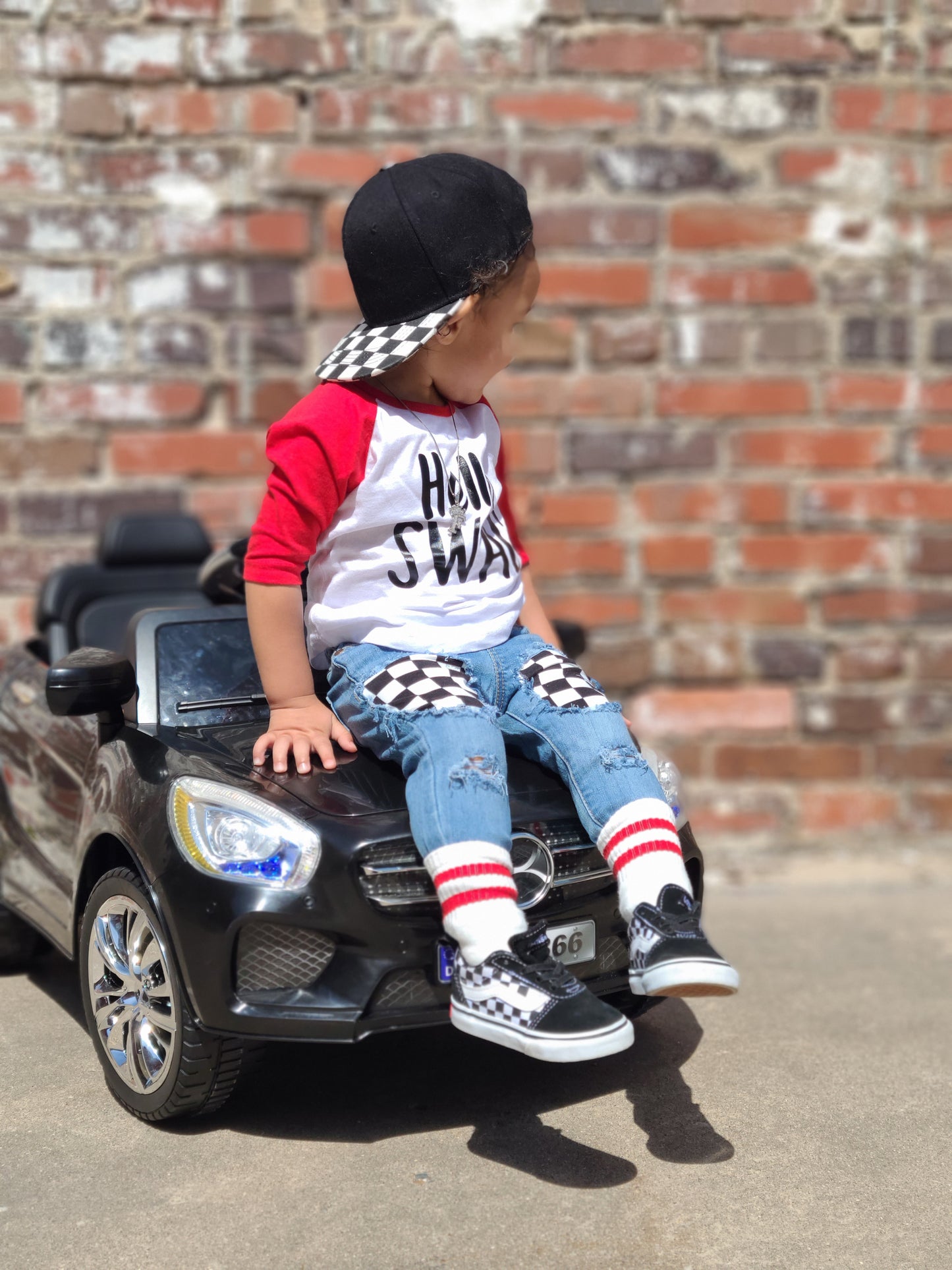 Hella Swag Kids Raglan Shirt Boys Shirt Girls Shirt