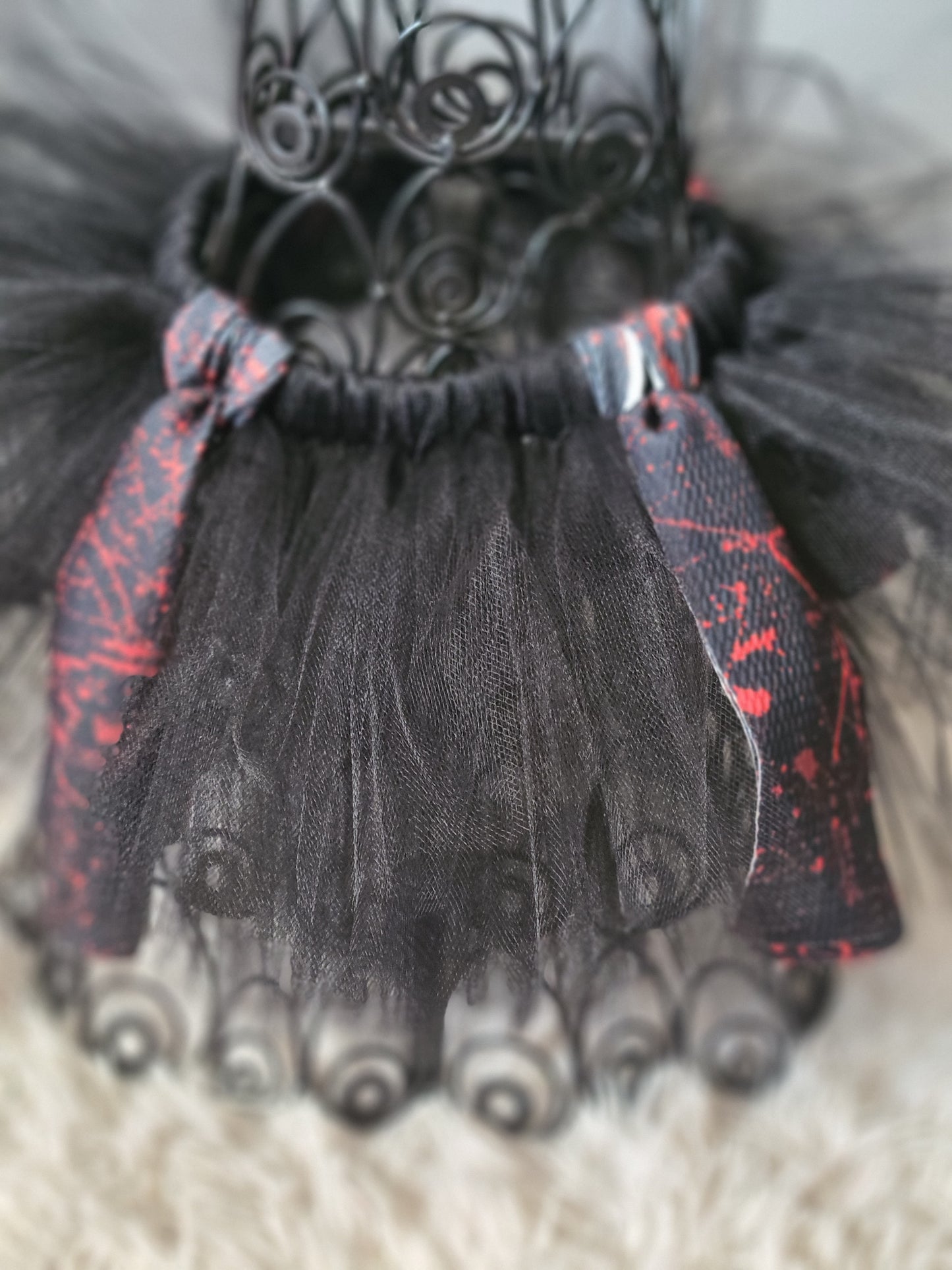 Blood Splatter Halloween Tutu