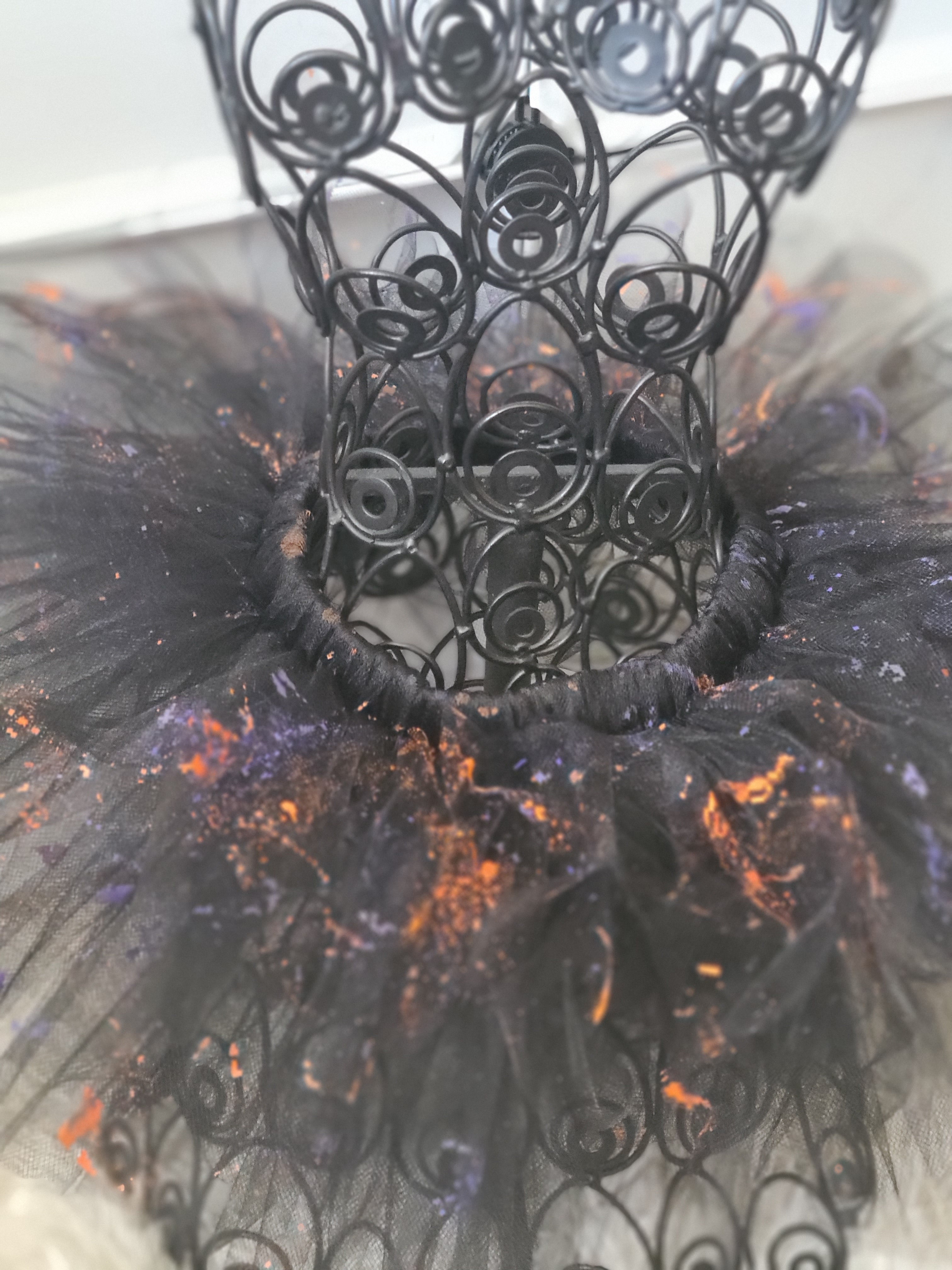 Halloween Paint Splatter Tutu