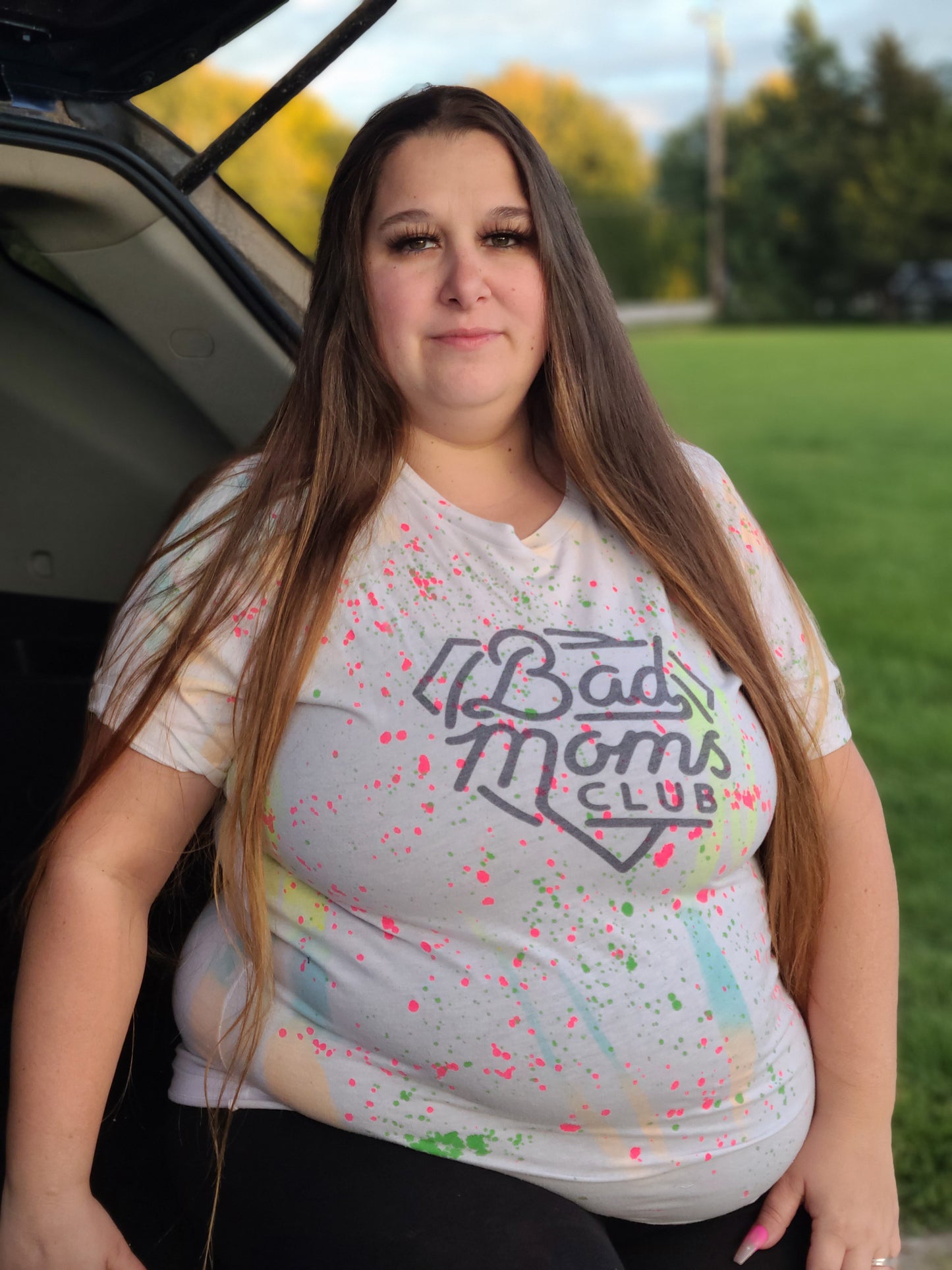 Bad Mom's Club Ladies Shirt