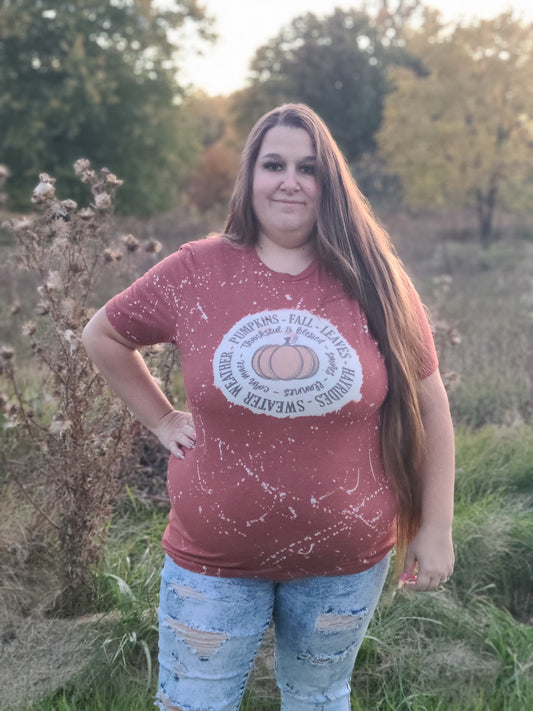 Pumpkins• Fall• Leaves• Girls Shirt Ladies Shirt Boys Shirt