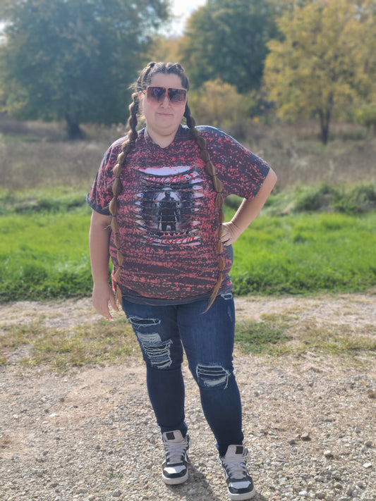 Bitches Be Trippin Halloween Girls Shirt Ladies Shirt