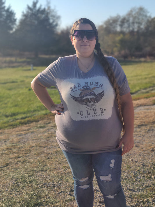 Bad Mom's Club Ladies Shirt