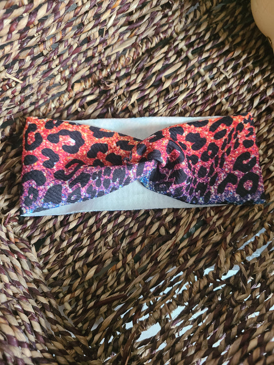 Cheetah Infant Twist Headband RTS