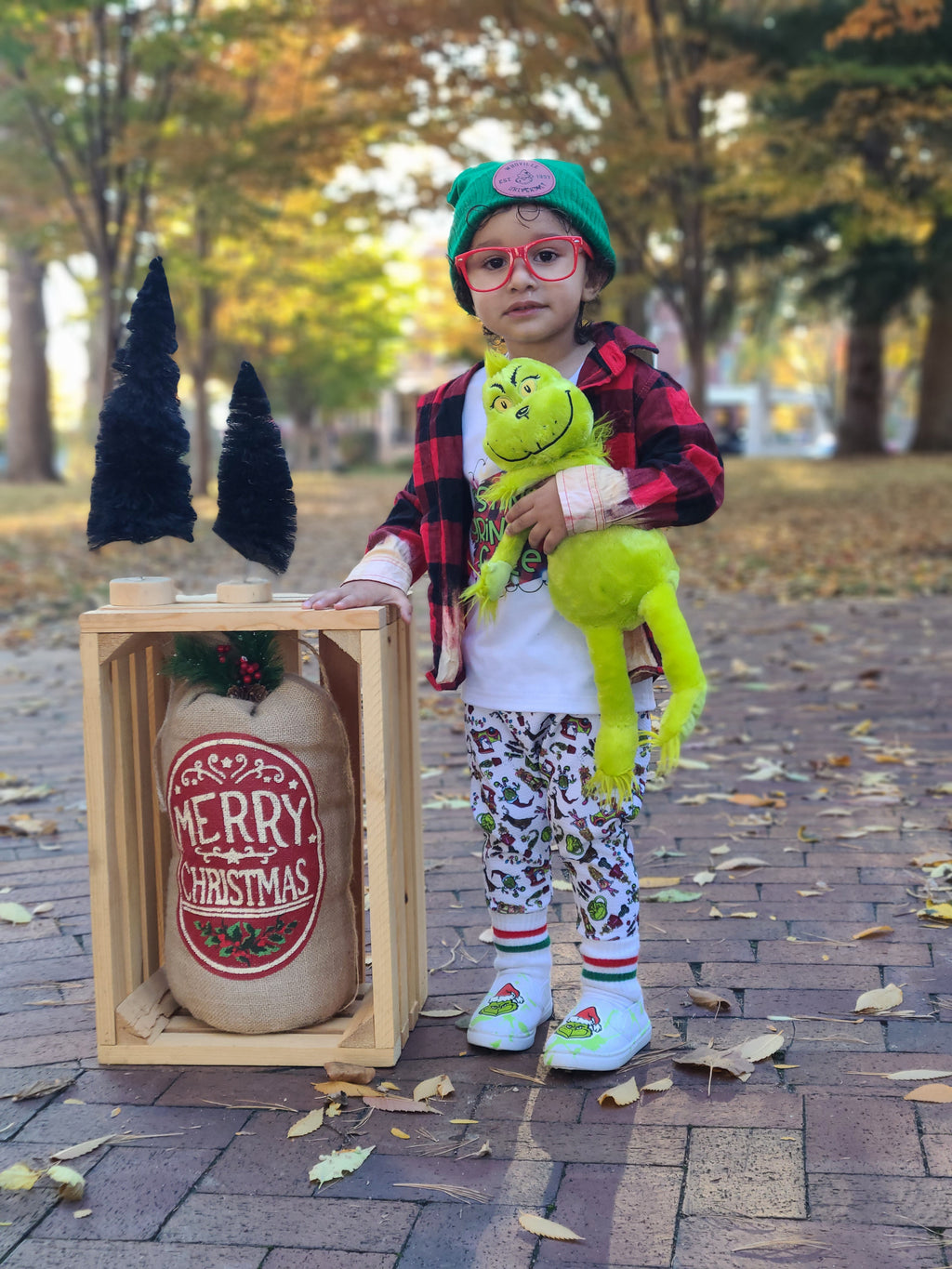 Grinch Beanie Christmas