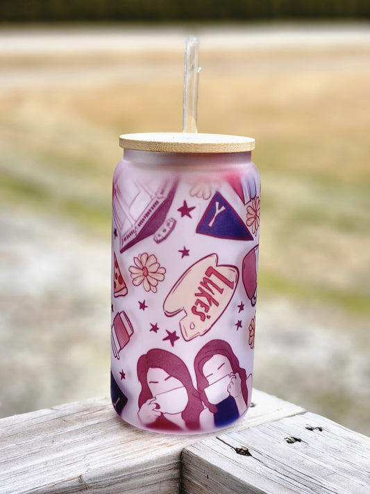 Gilmore Girls Glass Cup Tumbler