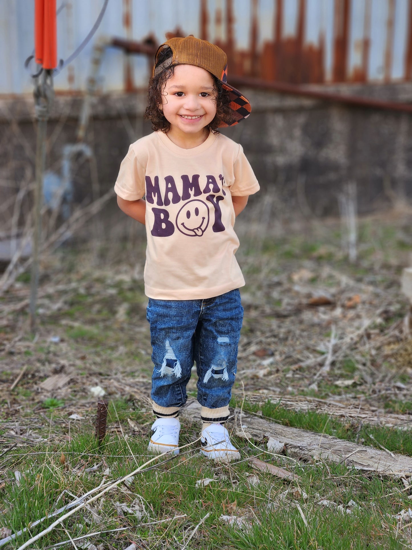 Mama's Boy Boys Shirt Mothers Day