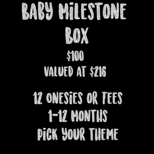 Baby Milestone Box