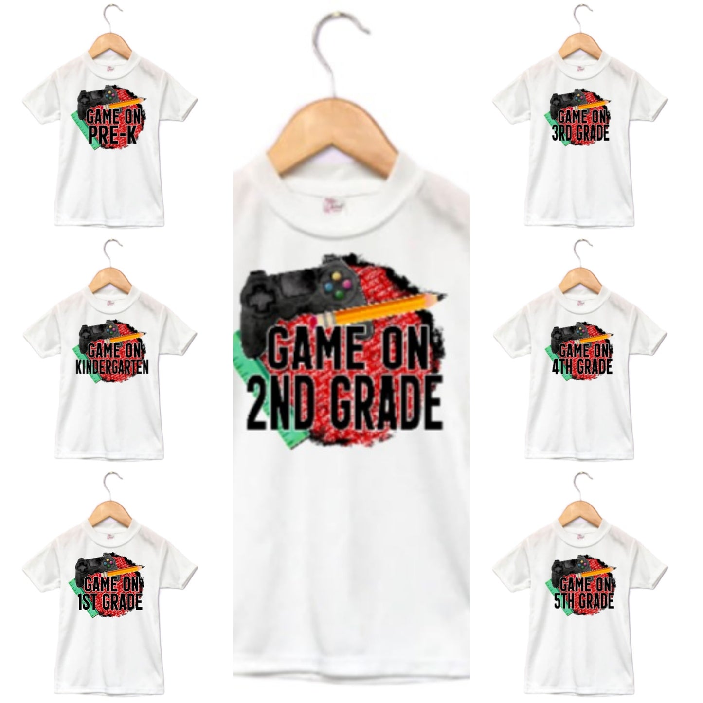 Game on ANY GRADE Back to School Boys Shirt