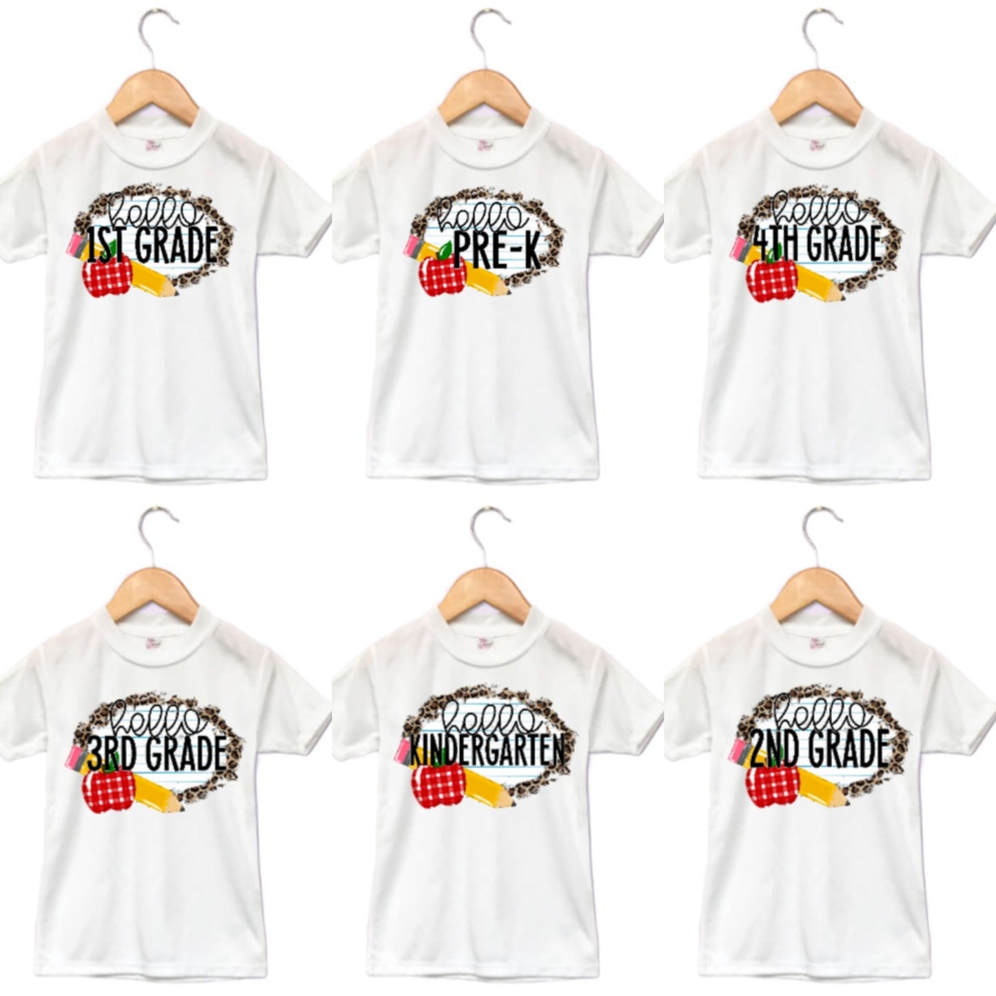 Hello Grade Girls Shirt Boys Shirt ANY GRADE