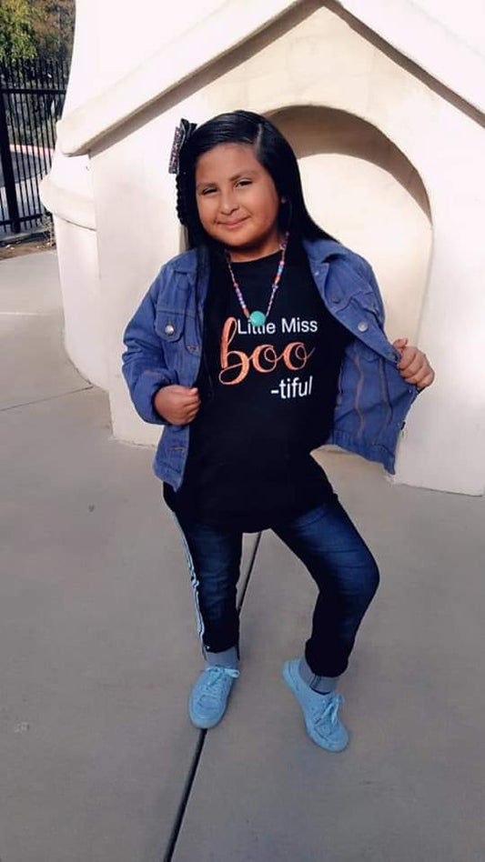 Little Miss Boo itful Girls Shirt Halloween