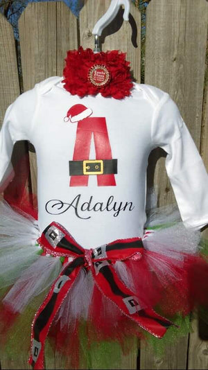 Personalized Christmas Tutu Outfit