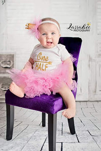 Half Birthday Tutu Outfit