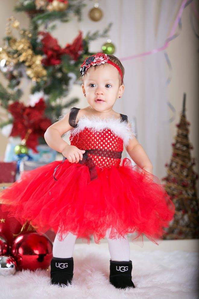 Ms. Claus Christmas Tutu Dress