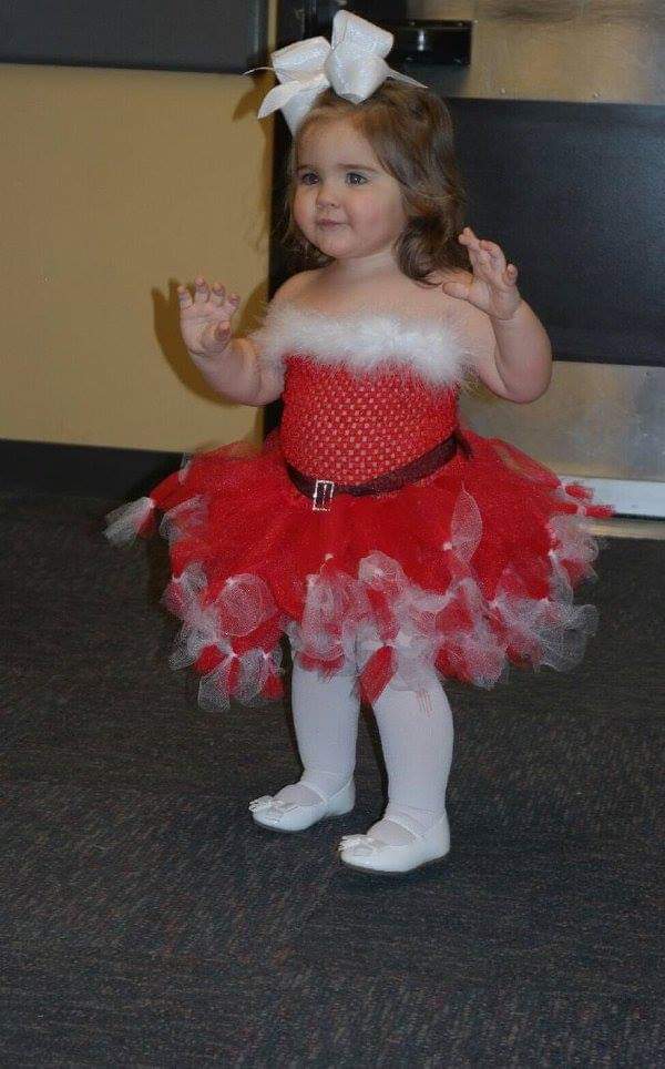 Ms. Claus Christmas Tutu Dress