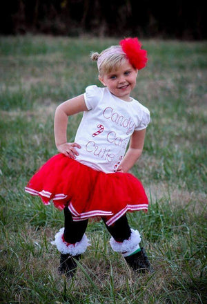 Candy Cane Cutie Christmas tutu set