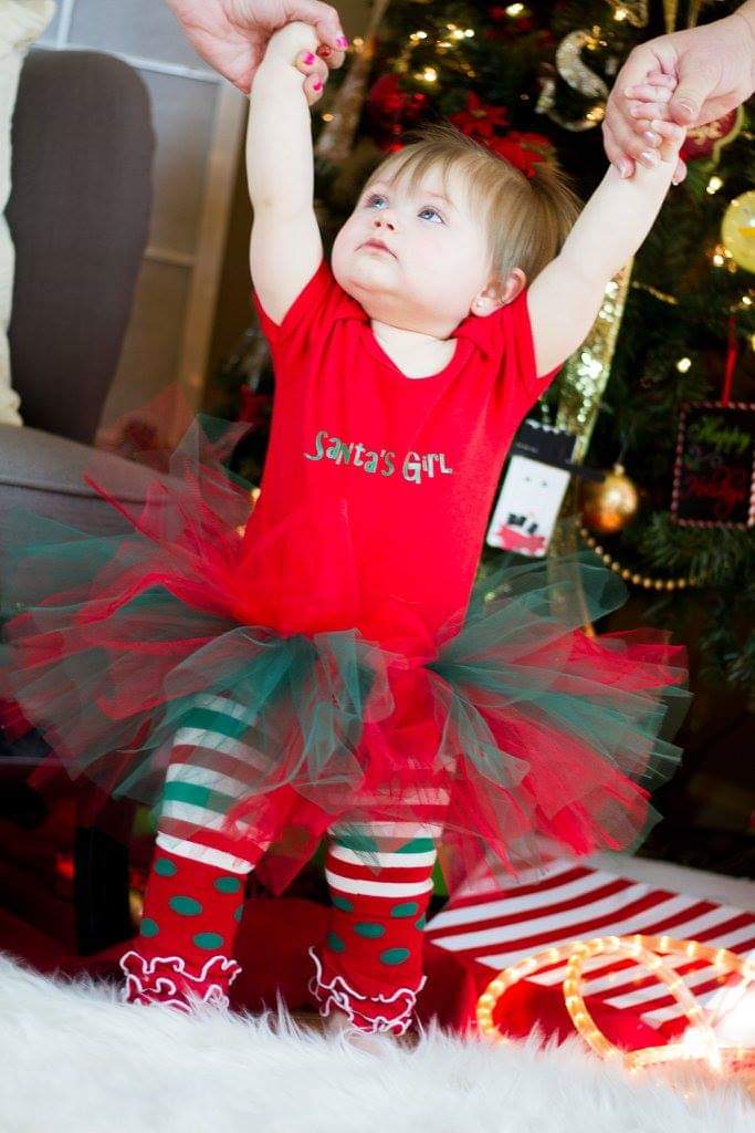 Santa's Girl Christmas Tutu Set