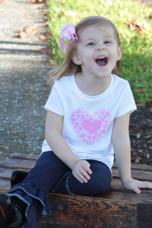 Heart Valentines Girls Shirt