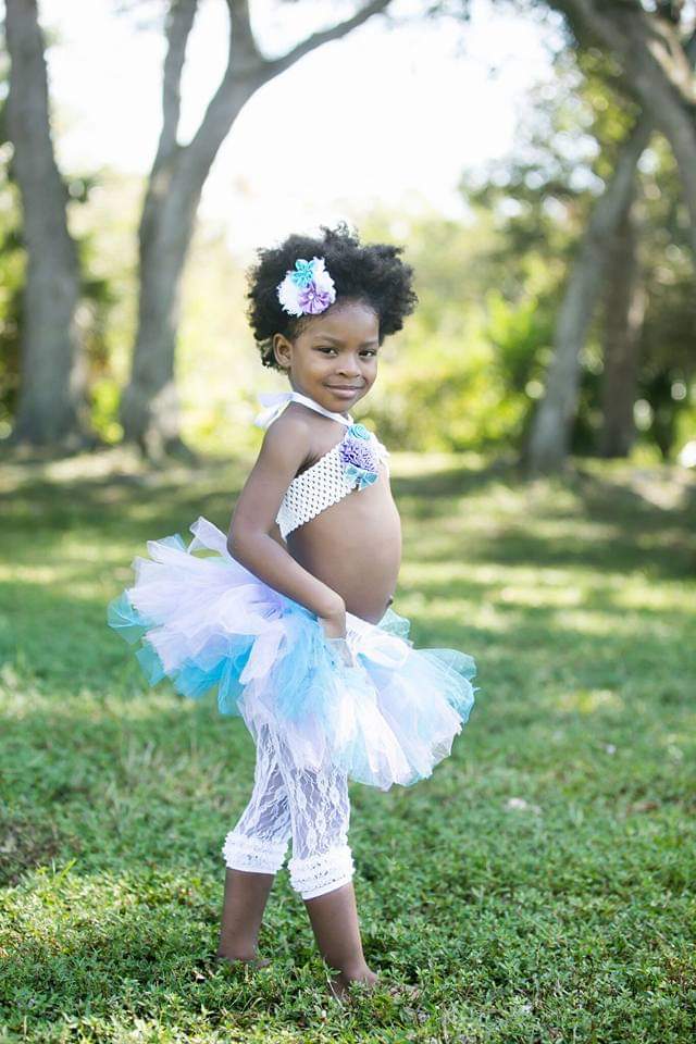 Purple, Teal, and White Smash Cake Tutu Set