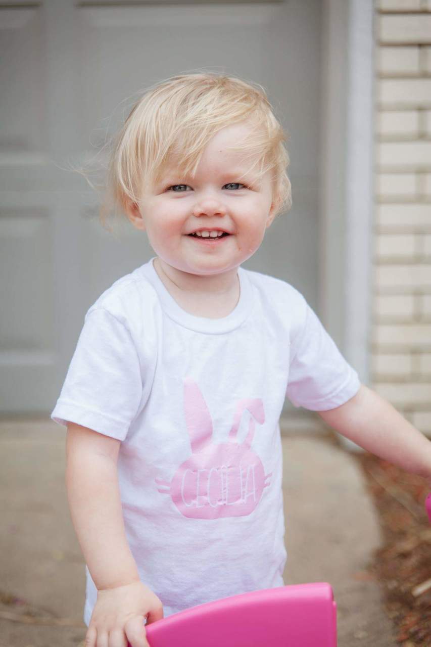 Easter Girls Shirt Personalized Bunny