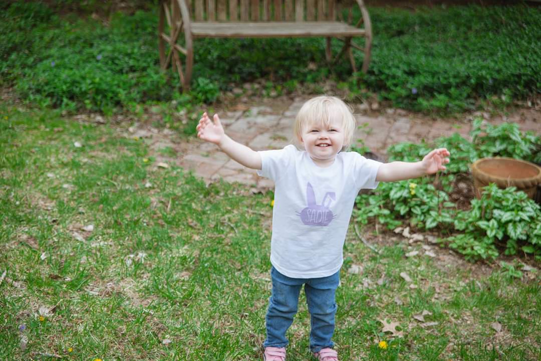 Easter Girls Shirt Personalized Bunny