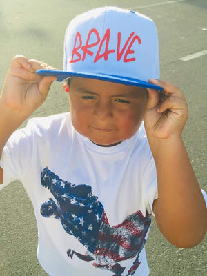 BRAVE 4th of July Snapback Hat